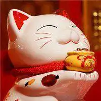红色招财猫头像图片大全_微信头像图片大全