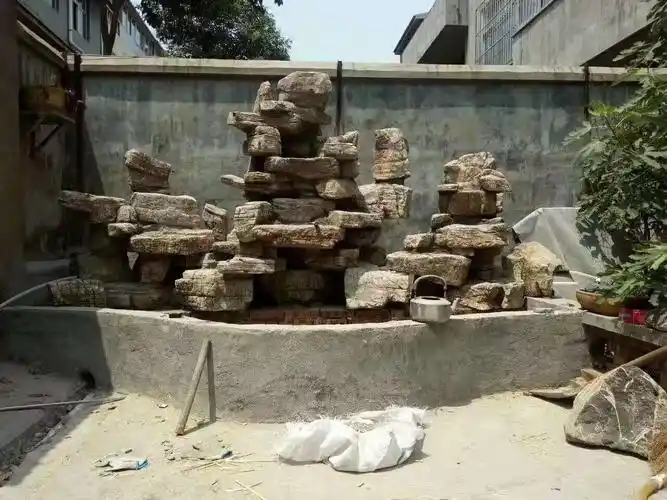 庭院做个假山水池要多少钱,人造假山,假山设计制作 - 哔哩哔哩