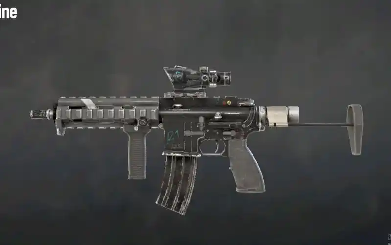 在塔科夫改一把彩虹六号里j01ger的hk416c