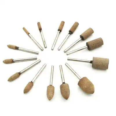 牛皮磨头 牛皮轮 牛皮抛光磨头 打磨头 玉石金属打磨抛光工具3mm