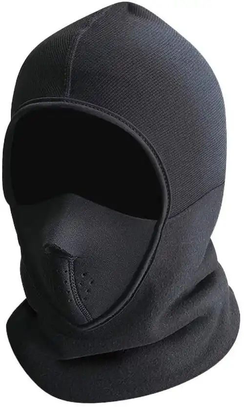 关西时尚联合 防寒面罩 *罩 支持头盔黑色 b-94