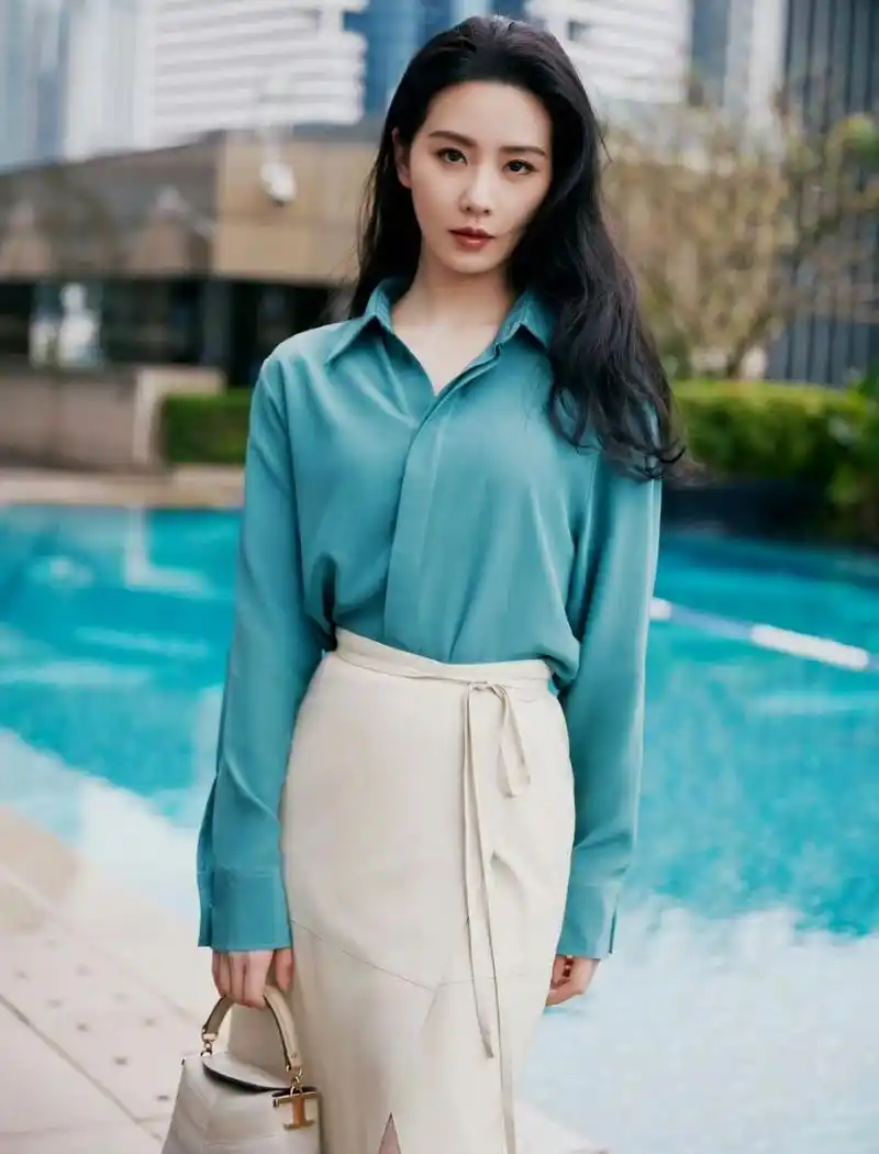 刘诗诗美女,时尚女人味街拍#刘诗诗