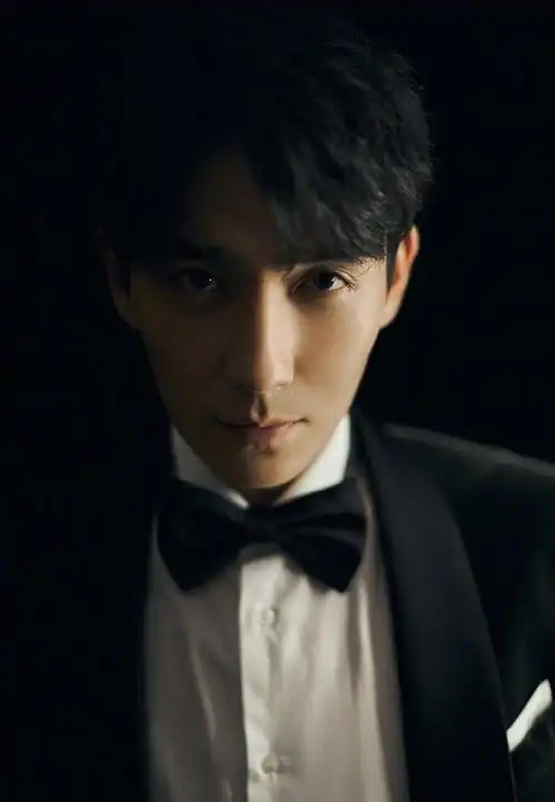 俊朗帅气朱一龙个性西装写真