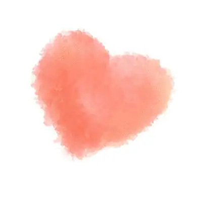 粉色手绘卡通爱心云朵七夕情人节元素png素材