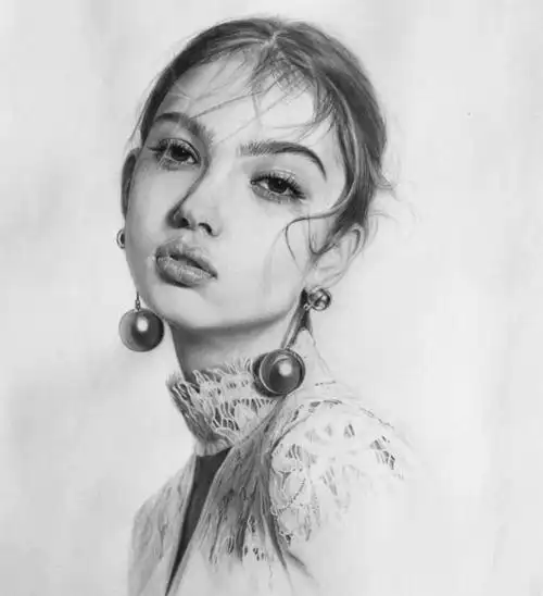 肖像素描|分享