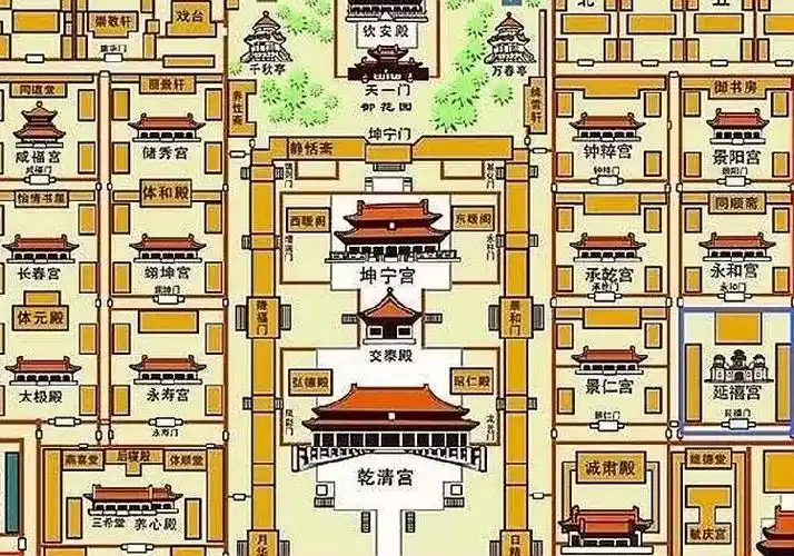 悦读 > 正文东西六宫,分别位于乾清宫,坤宁宫和交泰殿这后三宫的东西