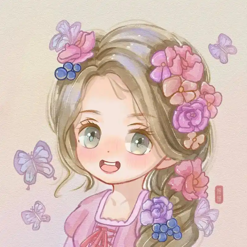 古风迪士尼公主团体头像.#抖音图文来了 #手绘 #头像 #团 - 抖音