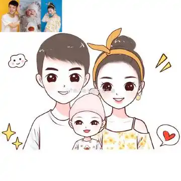 小美手绘微信头像