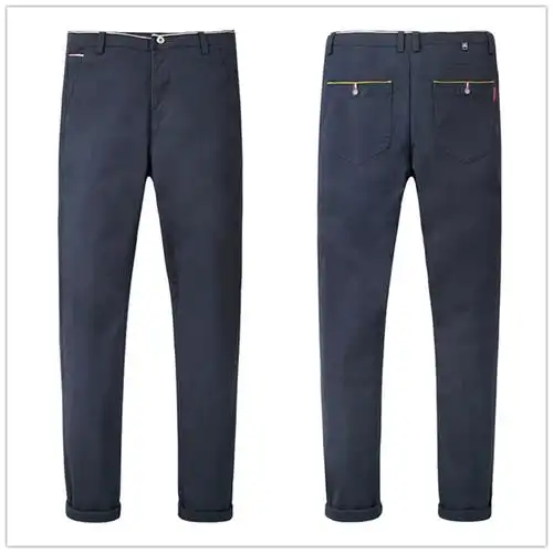 杰夫尼奥轻奢品牌 休闲长裤男士潮流薄款青年韩版男裤春秋时尚修身