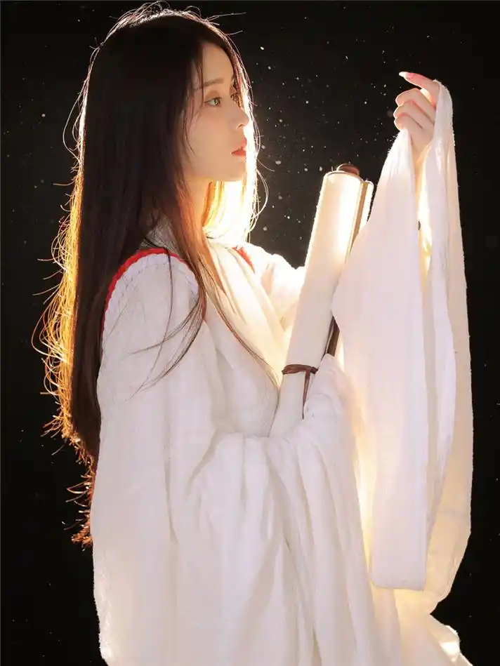 枳卿神明少女汉服有香如故超仙古装棉风影楼主题照写真摄影服装 加购