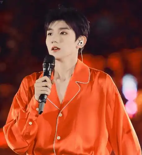 穿着橙色应援色的衣服大喊兄弟们的名字,最后喊了他们组合的名字,很多