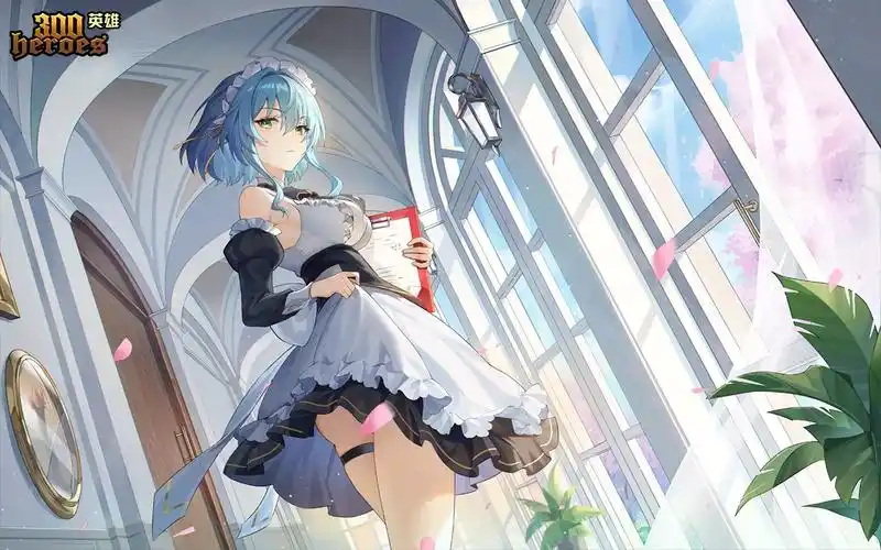 【300英雄新皮肤】白-薇儿海丝,模型好看又白又大的真漂亮,手感也很棒