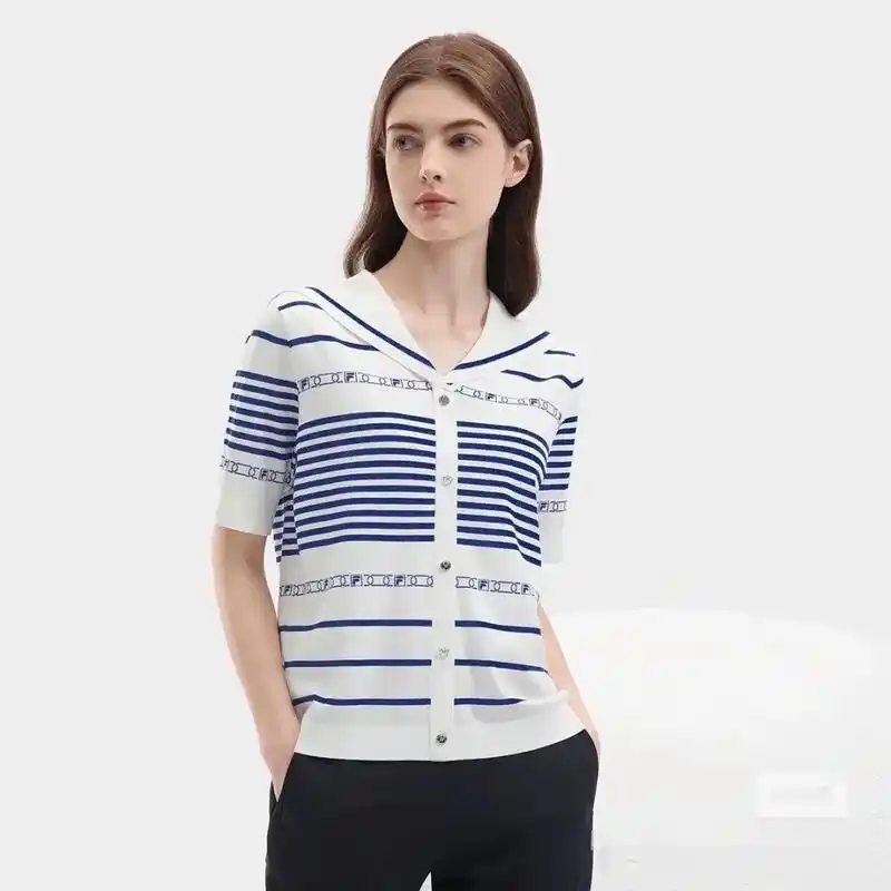 wp168(m- l码)fila 斐乐女子编织衫2 - 抖音