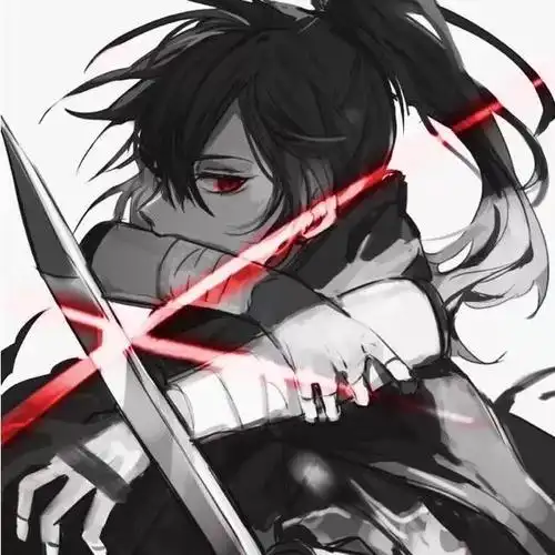 暗黑系头像,黄粱一梦,倾厦而醒