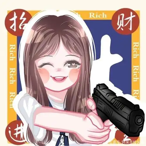 卡通手绘微信头像,快定制一个动漫版的自己吧