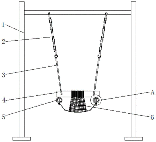 一种安全防跌落型秋千的制作方法