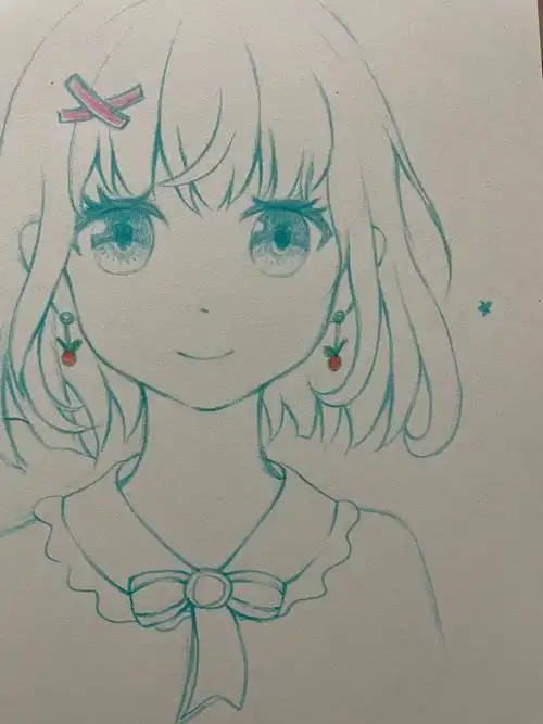 漫画入门附步骤可爱妹子