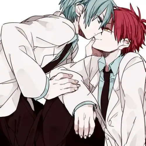 【p站图集】萌萌的黑赤_黑all吧_百度贴吧