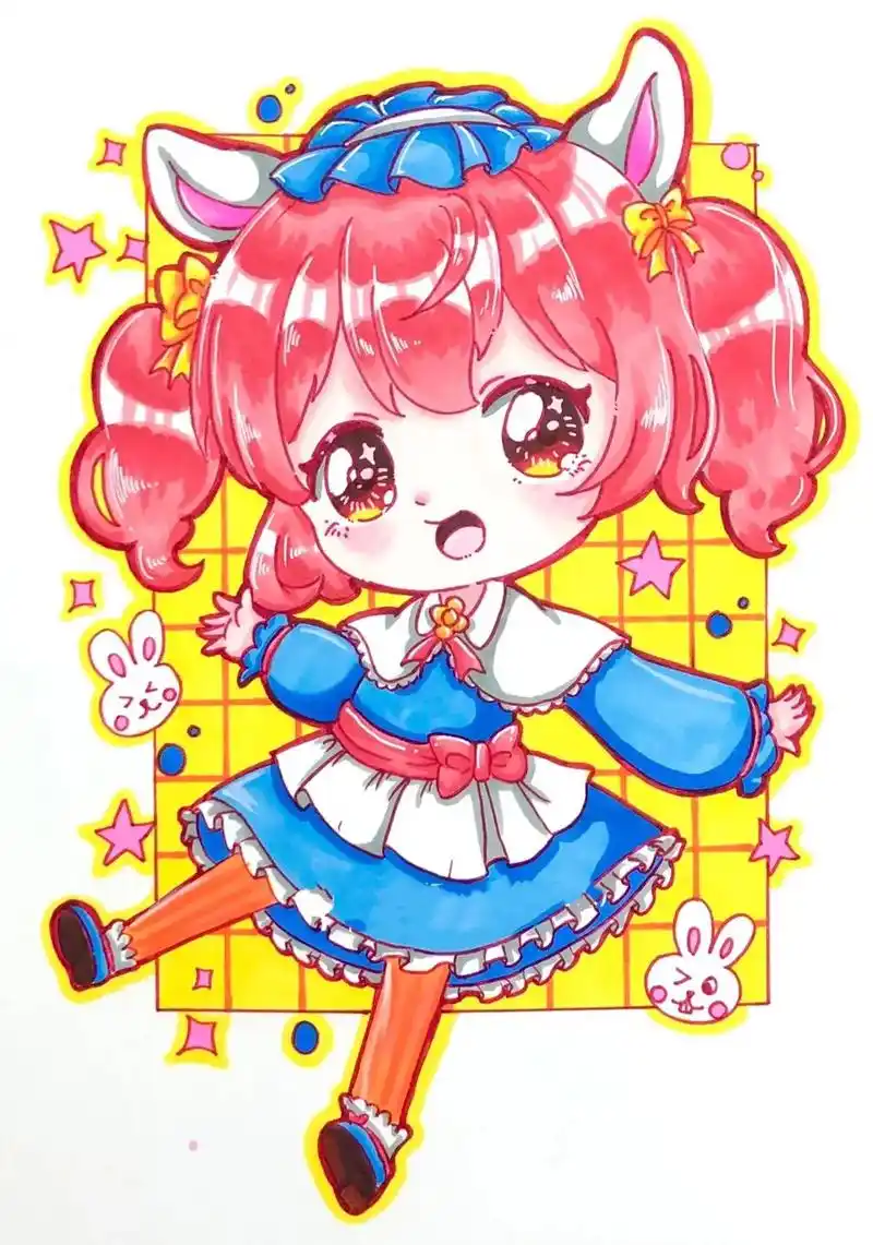 q版漫画二头身#这也太可爱了吧 #q版 #动漫 #漫画女孩  - 抖音