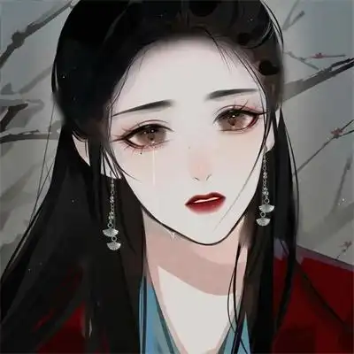 女生古风动漫头像冷艳动漫二次元女生头像唯美