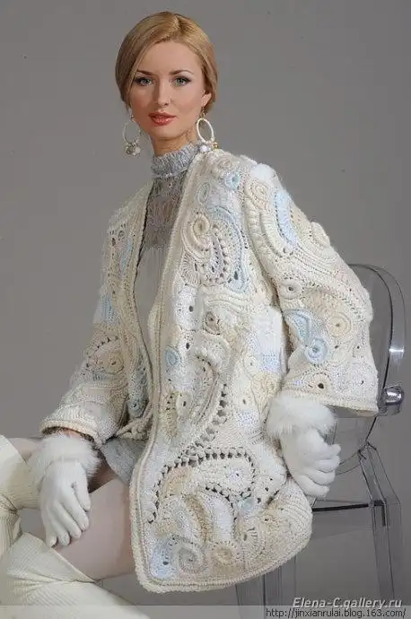 【引用】俄罗斯贵妇华丽钩编大作欣赏(图解见相册)