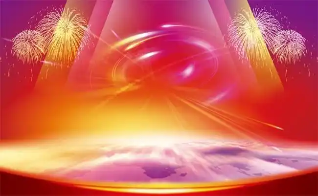 绚丽舞台背景墙下载