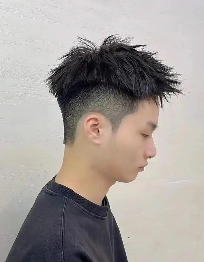 男士发型.#同城精选话题 立体碎盖,又叫两层不连接.头顶的头 - 抖音