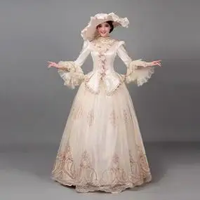 17中世纪欧式欧洲宫廷服装出租伊丽莎白英国女王公主裙皇室贵租赁