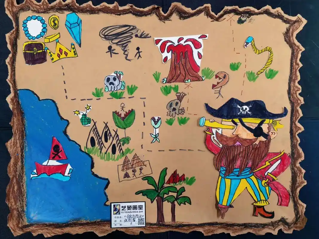 谁拥有了这张藏宝图海盗的宝藏就全是他的