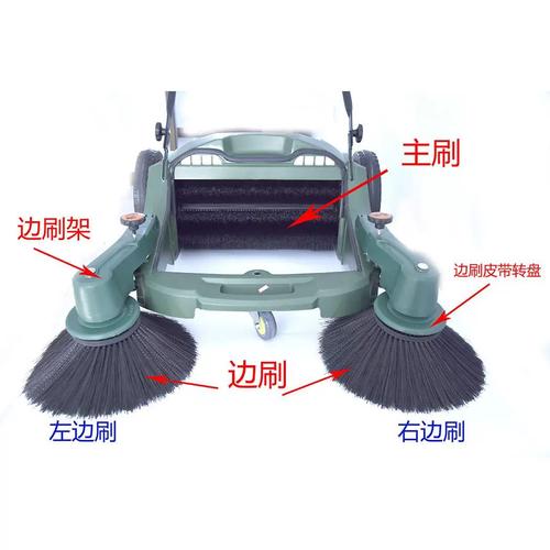 亚欧洁美手推式扫地机jm980920无动力工业扫地车通用原装配件大全