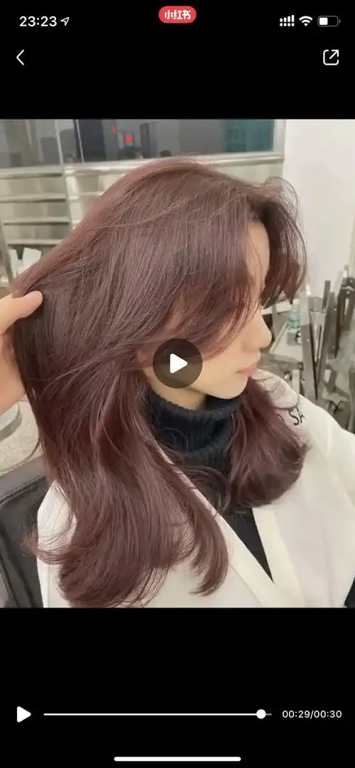 有没有体制内的姐妹染过红棕色的头发啊