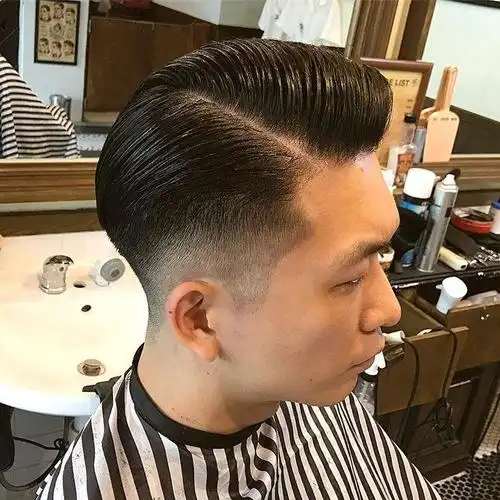 barber发型蓬巴杜发型最受潮男欢迎