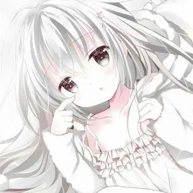 2021白色系女生动漫头像