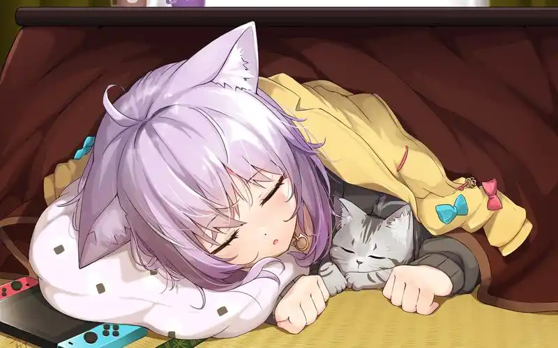 软萌治愈系动漫萌娘桌面壁纸