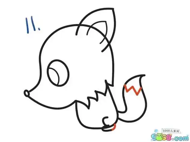 简笔画狐狸的简单画法简笔画狐狸的简单画法