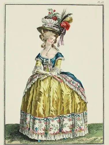 艺术欣赏18世纪的欧洲宫廷服装凸显巴洛克风格