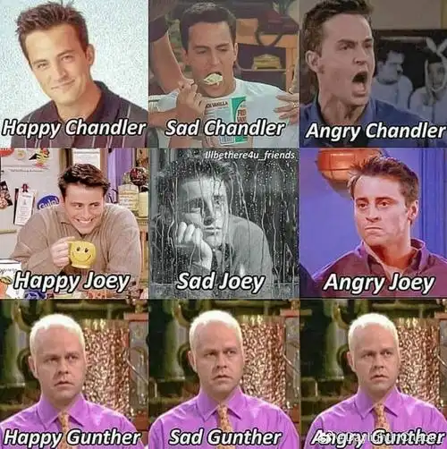 我能求到老友记里钱德勒失恋吃冰激凌那个场面的图吗