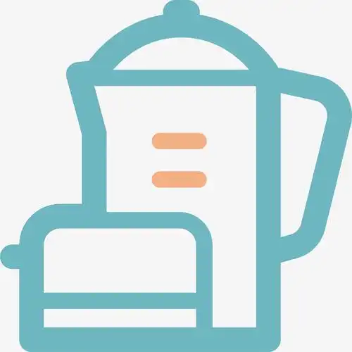 蓝色水壶设计图标免抠素材免费下载_觅元素51yuansu.com