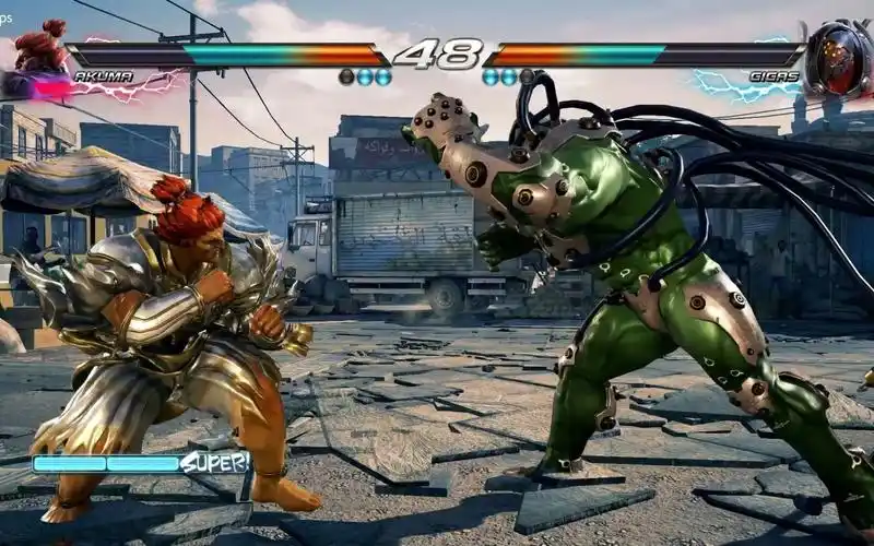 老宋游戏解说-老孙老宋铁拳2老宋用右侧的基加斯_哔哩哔哩_bilibili