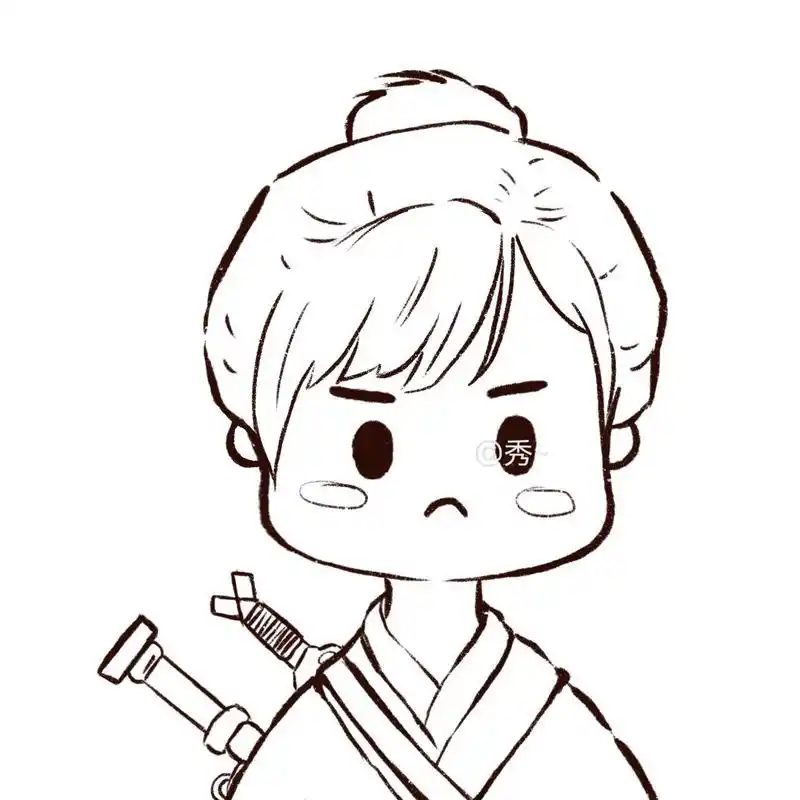 原创q版李逍遥人物头像~ 李逍遥:等一切结束后~我们就去游山玩水~吃遍