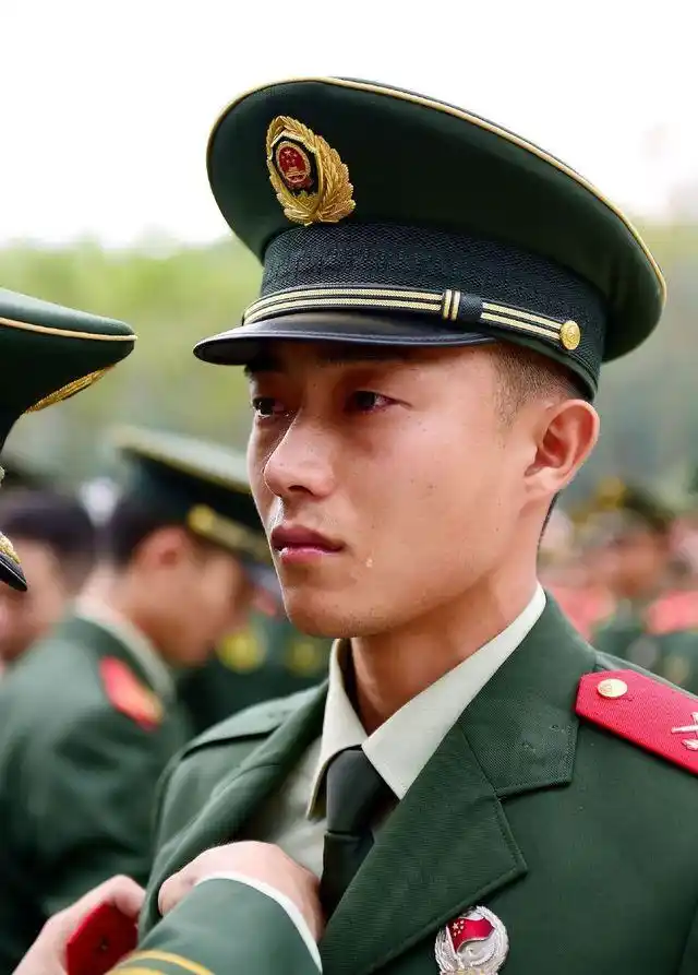 敬礼,以军人最高的礼节告别战友,告别军装,告别为之倾注青春的军队!