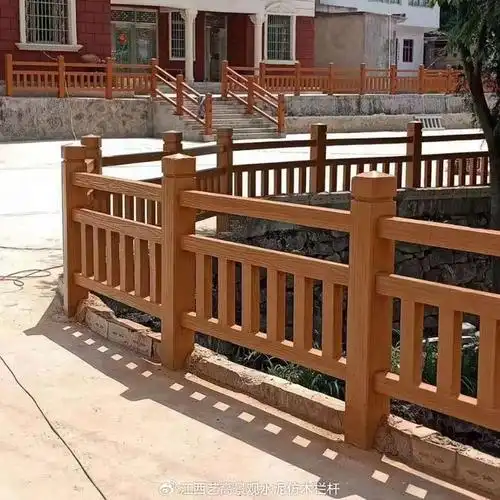 水泥仿木栏杆打破传统引领新风尚