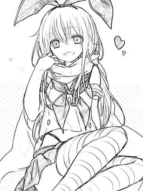 卡通人物简笔画可爱呆萌 卡通人物简笔画可爱呆萌女孩全身