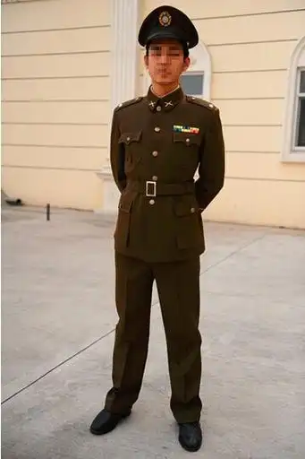 上海演出服装出租 钟汉良版国民党军装制服 军阀少帅年会服装租赁