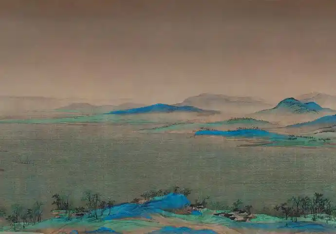 x50 pro #,超高清夜拍,再现国宝级画卷北宋山水名画《千里江山图》