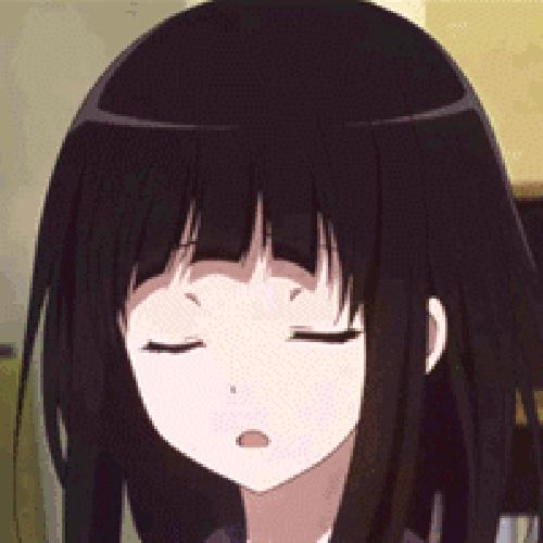 动漫摇头小女孩可爱gif动图_动态图_表情包下载_soogif