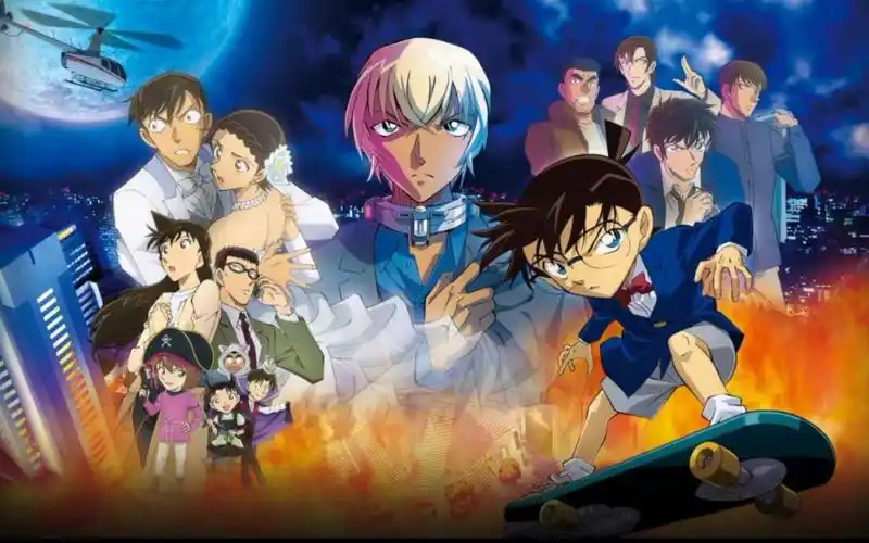 【名侦探柯南 万圣节的新娘】警校五人组 高佐 青山原画_哔哩哔哩