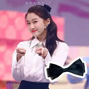 关晓彤同款赫本黑设计多层叠加蝴蝶结高马尾后脑勺顶夹发夹弹簧夹