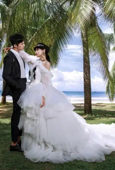 姜潮麦迪娜浪漫合体写真图片1518