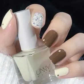 小杨哥推荐芋泥紫奶黄unny指甲油夏天快干不掉色白月光蓝新色免烤